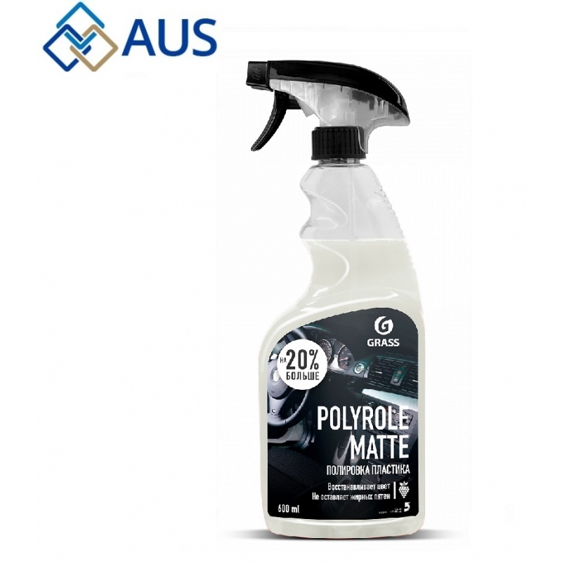 Полироль для пластика матовый виноград (Polyrole Shine Grass) 0,6л, 110394
