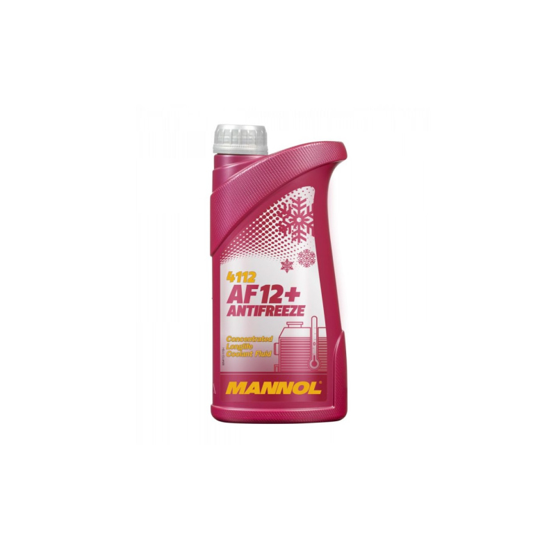 Антифриз Концентрат красный 1л (MANNOL Antifreeze Longlife AG12+), MN4112-1