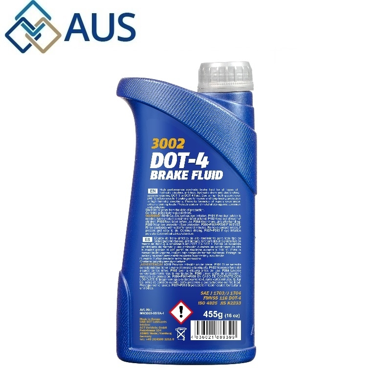 Тормозная Жидкость (Brake Fluid DOT-4 MANNOL), 455г, 3002