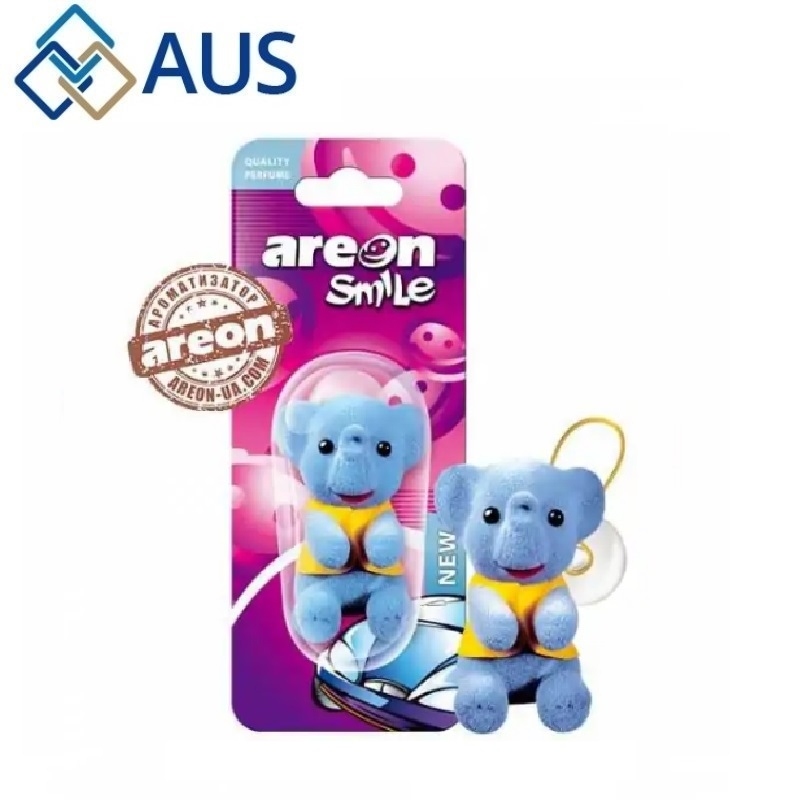 Ароматизатор Воздуха (Игрушка), Areon Smile New Car, ASB02-ASB08-01987