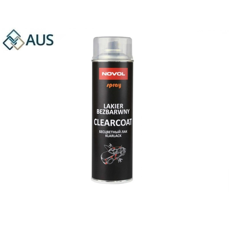 Лак Бесцветный Акриловый глянцевый (Clearcoat NOVOL), 0,5л 