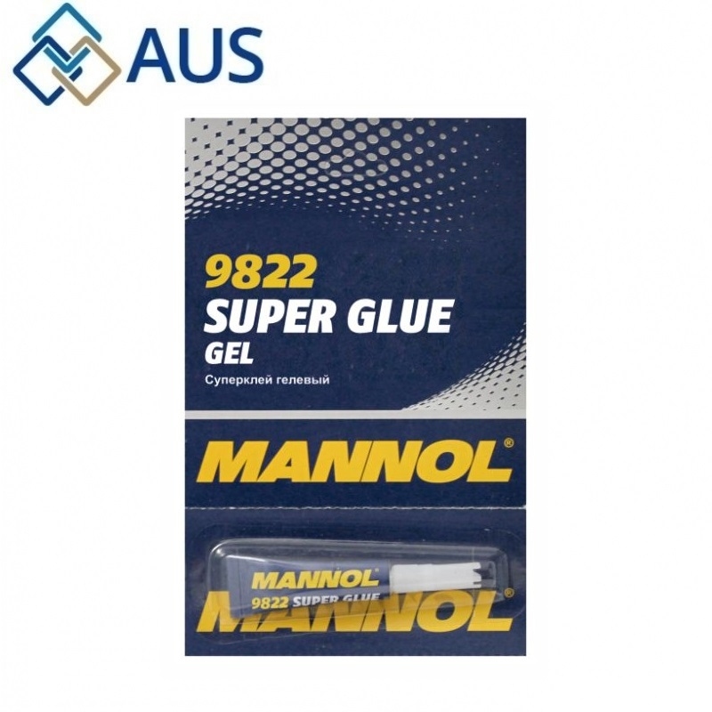 Супер клей гелевый (Super Glue Gel MANNOL), 3г, 9822