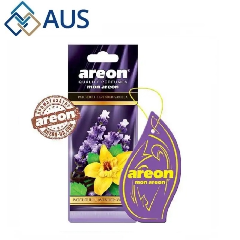 Ароматизатор воздуха (картон), Areon Patchouli Lavender Vanilla, MA34-01986