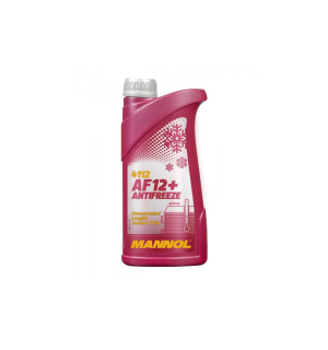 Антифриз Концентрат красный 1л (MANNOL Antifreeze Longlife AG12+), MN4112-1