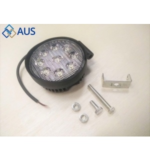 Фара дополнительная (Светодиодная LED), 9 диодов 27W (115х55х142), AE27R-9LED-55PC