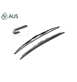Щетка стеклоочистителя каркасная Bosch Twin Spoiler 606S 600 мм / 500 мм, 2 шт., Citroen Xantia, Renault Laguna
