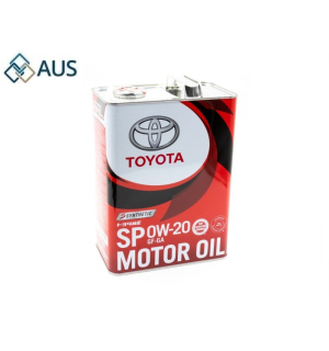 Масло Моторное Синтетическое (TOYOTA 0W-20) API SP, GF-6A 4л, 0888013205